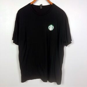 Starbucks Short Sleeve Tee – Men’s Large – Black